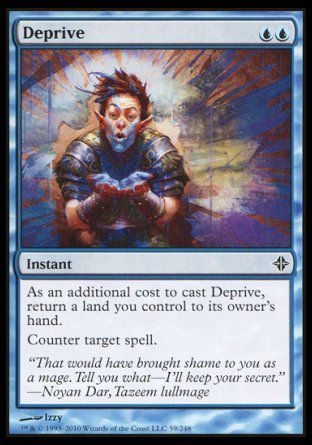 Deprive (Rise of the Eldrazi) Trading Card