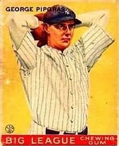 George Pipgras 1933 Goudey (R319) #12 Sports Card