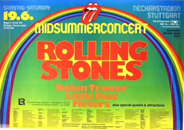 1976–The Rolling Stones-Little Feat-Stuttgart Germany
