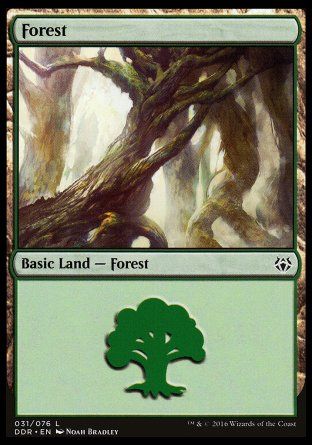 Forest (Nissa vs. Ob Nixilis) Trading Card