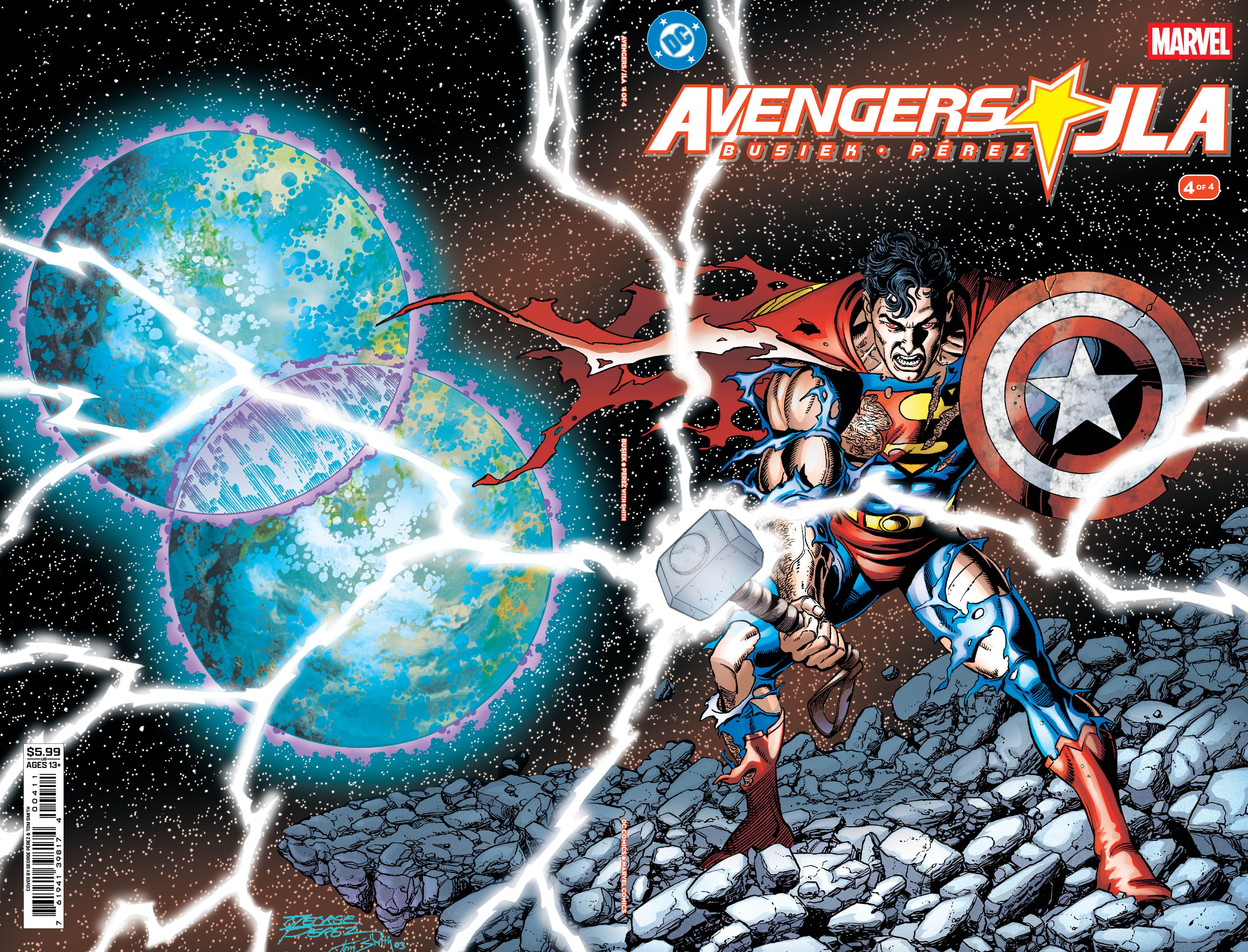 Avengers / JLA #4 (Facsimile Edition Cvr A George Perez) Comic