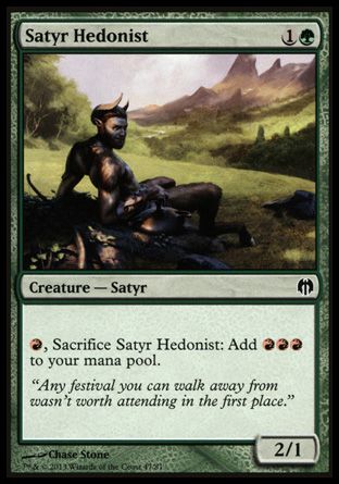 Satyr Hedonist (Heroes vs. Monsters) Trading Card