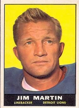Jim Martin 1961 Topps #34 Sports Card