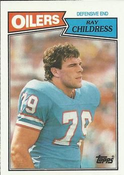 Ray Childress 1987 Topps #314 Sports Card