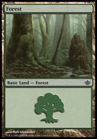 Forest (Garruk vs. Liliana) Trading Card