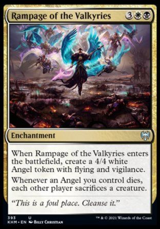 Rampage of the Valkyries (Kaldheim) Trading Card