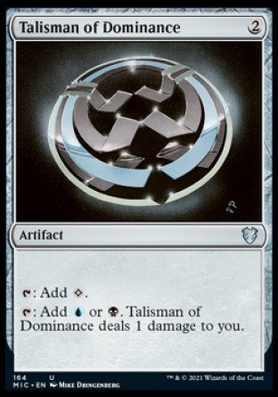 Talisman of Dominance (Innistrad Midnight Hunt Commander Decks) Trading Card