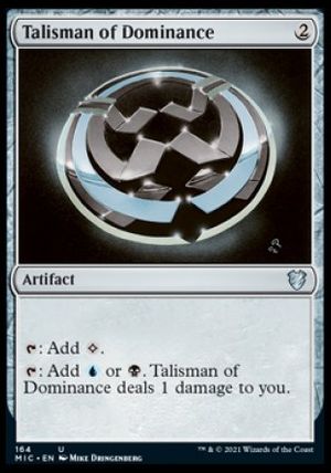 Talisman of Dominance (Innistrad Midnight Hunt Commander Decks)