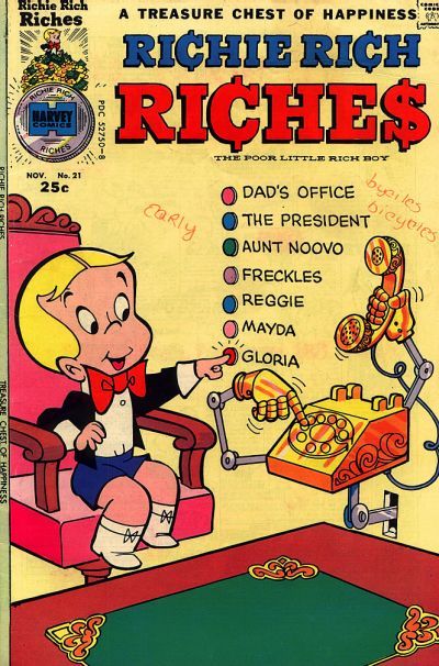 Richie Rich Riches #21 Comic