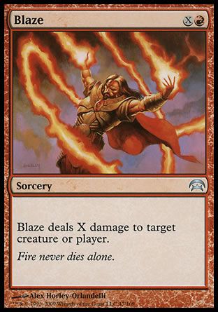 Blaze (Planechase decks) Trading Card