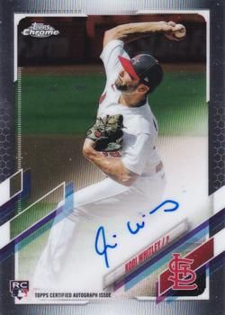 Kodi Whitley 2021 Topps Chrome - Rookie Autographs Baseball #RA-KW Sports Card