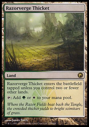 Razorverge Thicket (Scars of Mirrodin) Trading Card