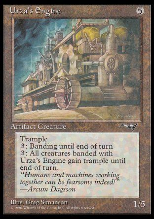 Urza's Engine (Alliances) Trading Card