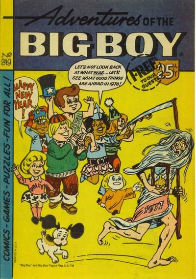 Adventures of Big Boy #249 Comic
