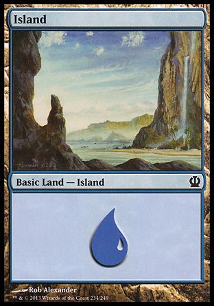 Island (Theros) Trading Card