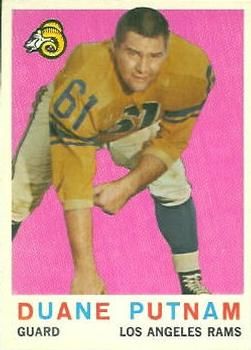 Duane Putnam 1959 Topps #67 Sports Card