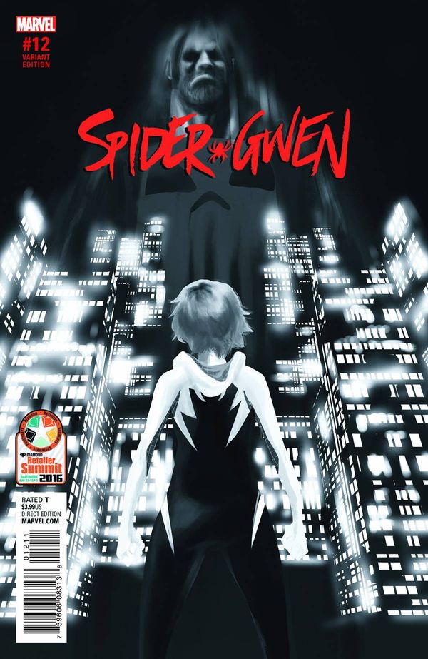Spider-Gwen #12 (Retailer Summit 2016 Black & White Variant)