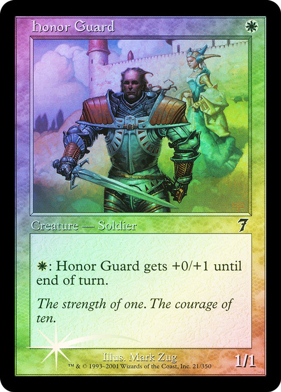 Honor Guard (7th Edition - Foil) Trading Card