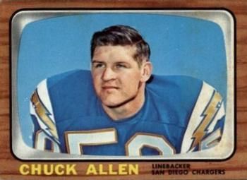 Chuck Allen 1966 Topps #118 Sports Card