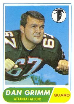 Dan Grimm 1968 Topps #46 Sports Card