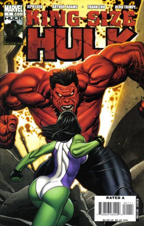 Hulk (vol.2) T1 : Qui est le Hulk Rouge ? (0), comics chez Panini Comics de  Loeb, Trimpe, Cho, Adams, McGuinness, Delgado, Keith, Guru efx, Finch