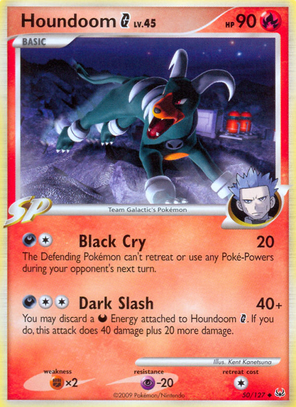 Houndoom G (50/127) - Platinum Pokémon Card