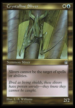 Crystalline Sliver (Stronghold) Trading Card