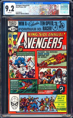 アメコミリーフ Avengers Annual #10 CGC 9. 廉価販売