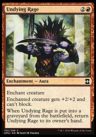 Undying Rage (Eternal Masters) Trading Card