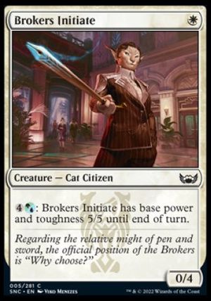 Brokers Initiate (Streets of New Capenna)