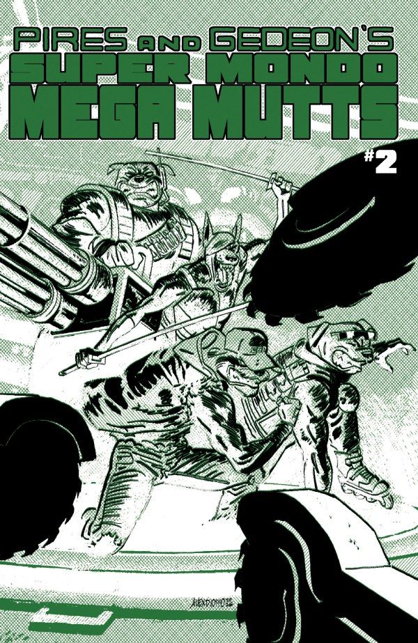 Super Mondo Mega Mutts #2 (Cover B Alex Diotto Variant) Comic