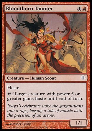 Bloodthorn Taunter (Shards of Alara) Trading Card