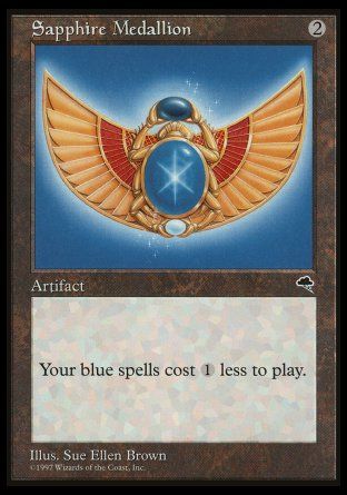 Sapphire Medallion (Tempest) Trading Card