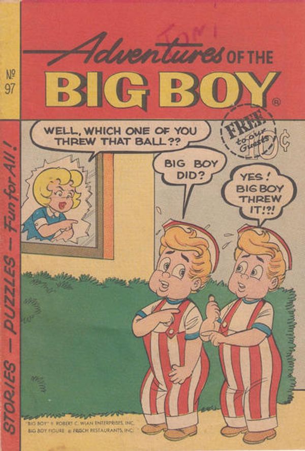 Adventures of Big Boy #97 [East]