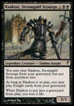 Haakon, Stromgald Scourge (Coldsnap) Trading Card