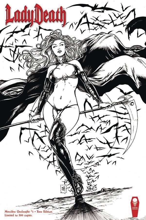 Lady Death: Merciless Onslaught #1 (S&n Raw Cover)