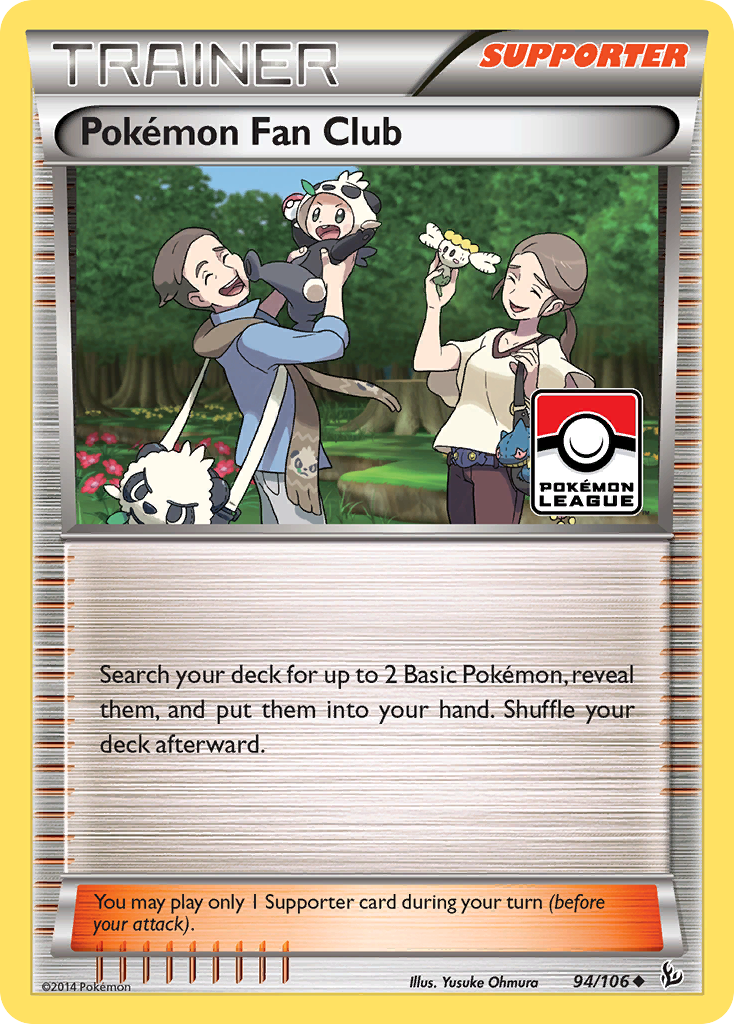 Pokémon Fan Club (Trainer: Supporter) (94/106) - Flashfire Pokémon Card