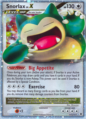 Snorlax LV.X (111/111) - Rising Rivals