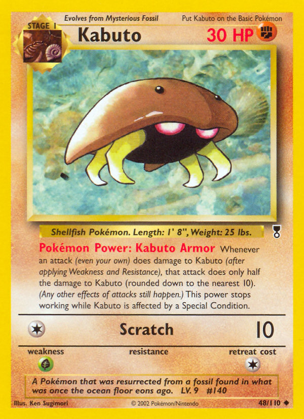 Kabuto (48/110) - Legendary Collection Pokémon Card