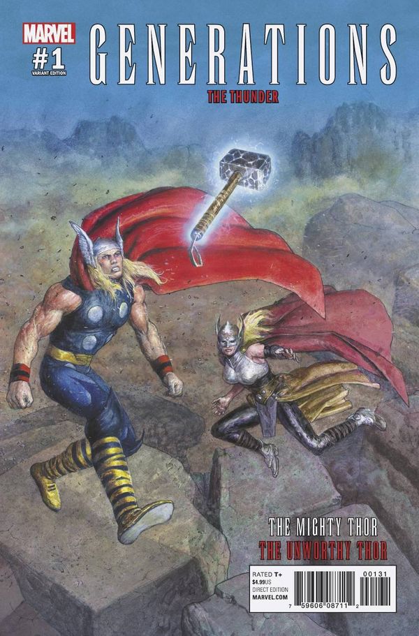 Generations: The Unworthy Thor & The Mighty Thor #1 (Pastoras Variant)