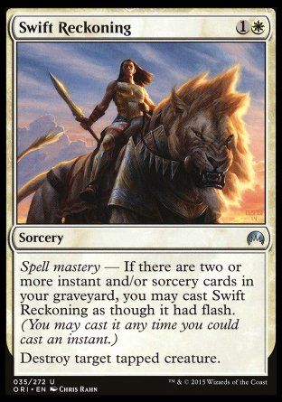 Swift Reckoning (Magic Origins) Trading Card