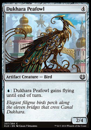 Dukhara Peafowl (Kaladesh) Trading Card