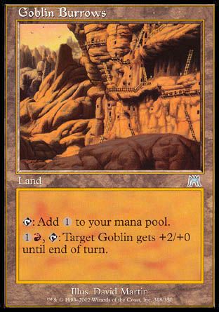 Goblin Burrows (Onslaught) Trading Card