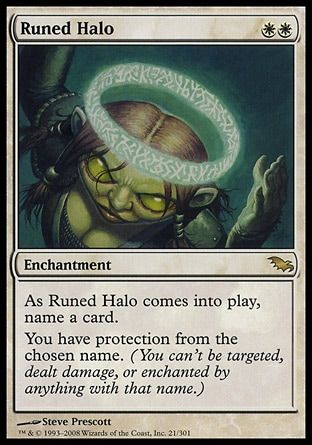 Runed Halo (Shadowmoor) Trading Card