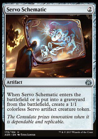 Servo Schematic (Aether Revolt) Trading Card