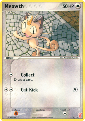 Meowth (4/12) - EX Trainer Kit 2 Plusle