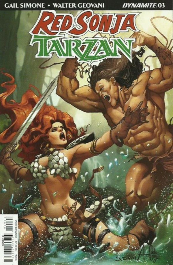 Red Sonja/Tarzan #3 (Cover C Davila)