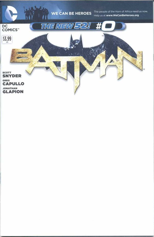 Batman #0 (We Can Be Heroes Edition)