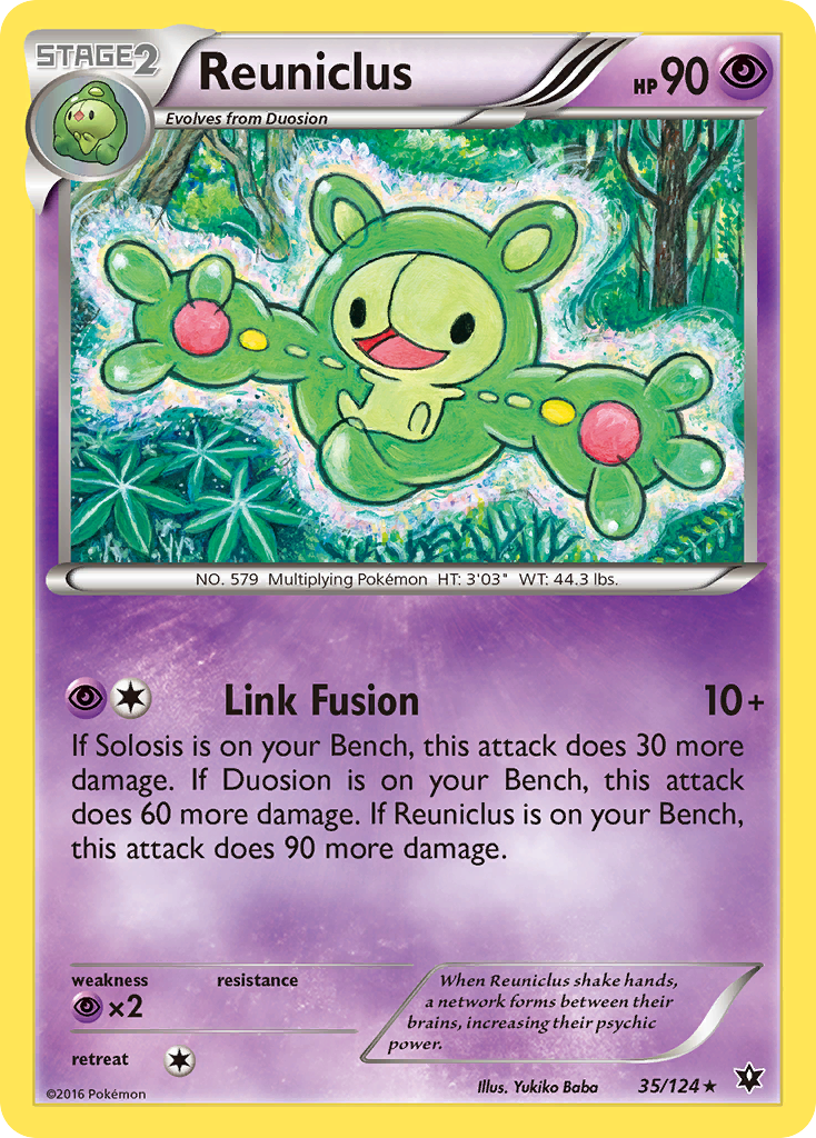 Reuniclus (35/124) - Fates Collide Pokémon Card