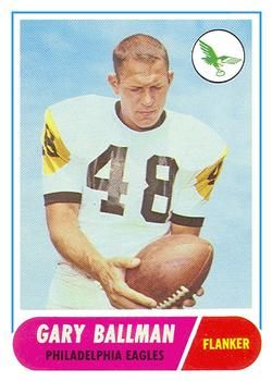 Gary Ballman 1968 Topps #58 Sports Card